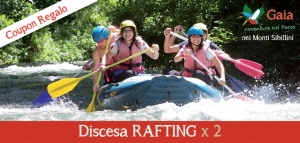 Regala una discesa Rafting per 2 persone